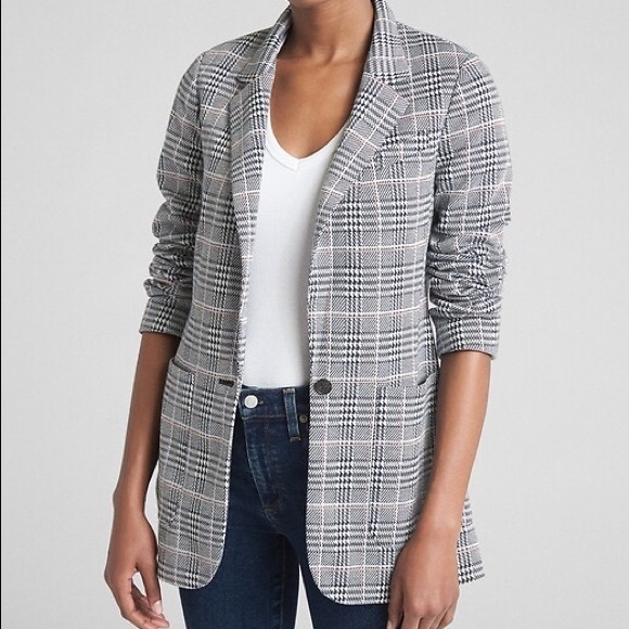 Gap Plaid Blazer